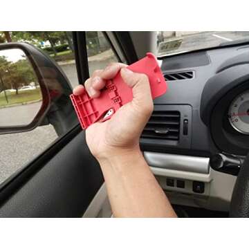 3-in-1 Car Emergency Escape Tool - Safety Hammer & Seatbelt Cutter