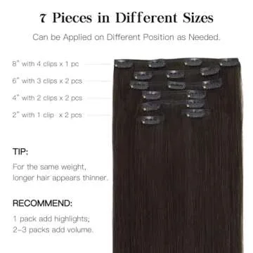 HOTBANANA Clip in Hair Extensions for Stunning Style