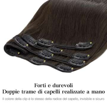 HOTBANANA Clip in Hair Extensions for Stunning Style