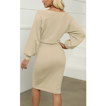 MIROL Women's Casual Midi Dress - Stylish & Comfortable Outfit