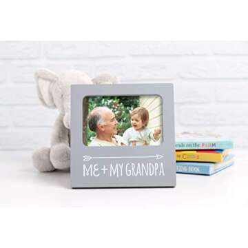 Kate & Milo Me & My Grandpa Frame, Best Grandpa Ever Gifts, Grandparent's Day, Grandfather Gifts, Fa...