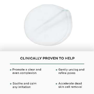 Replenix Gly-Sal 5-2 Clarifying Pads, Medical-Grade Exfoliating Cleansing Wipes for Acne-Prone Skin, Oil-Free Facial Treatment with Witch Hazel, 5% Glycolic & 2% Salicylic Acids (60 ct.)