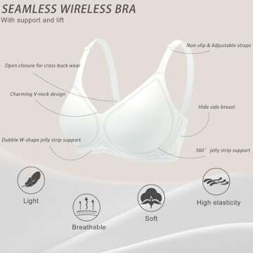 Gailife Wireless Bra for Women – Comfort Seamless Support