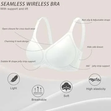 Gailife Wireless Bra for Women – Comfort Seamless Support