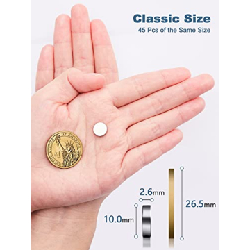SMARTAKE 45 Pcs Premium Neodymium Refrigerator Magnets
