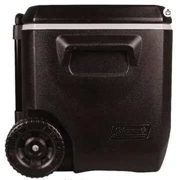 Coleman Insulated Can Cooler: 50 Quart Xtreme 5 Day Wheeled Cooler, Insulated Cooler with Wheels Keeps Ice for 5 Days, Portable Rolling Hard Cooler