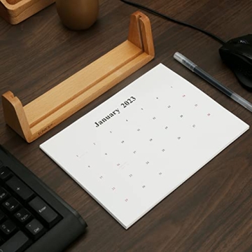 TONICE® Creative Desk Calendar with Beech Wood Base