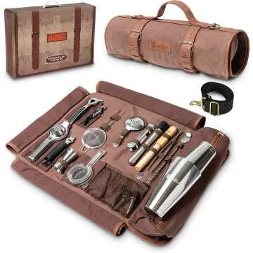 Professional Travel Bartender Kit with Bag