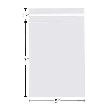 Self Sealing Cellophane Bags, 5x7 Inch Cookie Bag, Clear Resealable Cellophane Bags Self Adhesive fo...