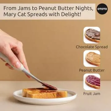 OTOTO Mary Cat Jar Scraper - Fun Kitchen Accessory