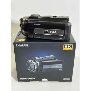 ZNIARAKL 5K Camcorder - 48MP WiFi & Night Vision