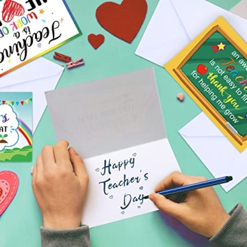 Jetec Teacher Thank You Cards - Perfect Appreciation Gift