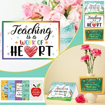 Jetec Teacher Thank You Cards - Perfect Appreciation Gift