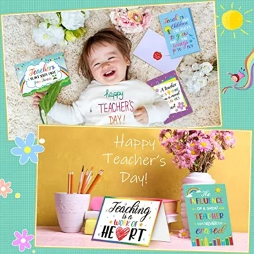 Jetec Teacher Thank You Cards - Perfect Appreciation Gift