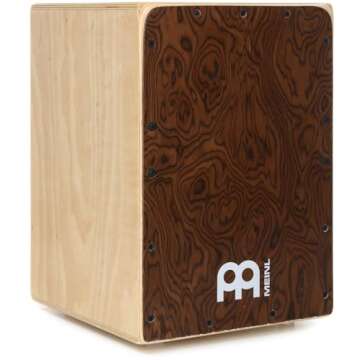 Meinl Percussion Jam Cajon Box Drum with Snare and Bass Tone for Acoustic Music — Made in Europe ?...