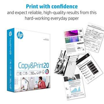 HP Copy & Print Paper - 750 Sheets - 20lb - 92 Bright
