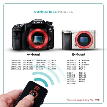 Foto&Tech Wireless Remote for Sony Cameras - Easy to Use