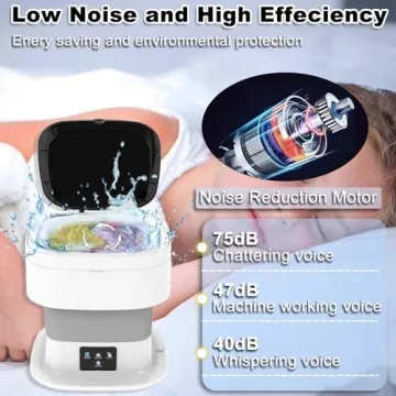 Portable Mini Washing Machine for Travel and Baby Clothes