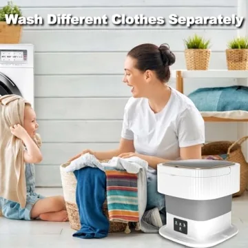 Portable Mini Washing Machine for Travel and Baby Clothes