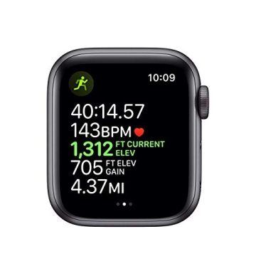 Renewed Apple Watch Series 5 GPS 40MM Space Gray Black Band