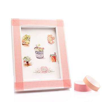 DAPUTOU 8 Rolls Washi Tape Set for Creative Crafts