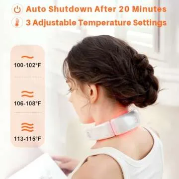 Portable Red Light Therapy Device for Neck Pain Relief