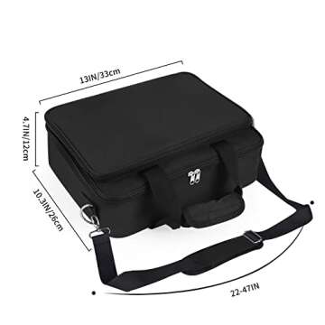 Hair Dryer Bag Barber Carrying Case Barber Tool Bag Hairstylist Traveling Bag Hairdressing Tool Storage Bag Cosmetology Bag Organize Hair Salon Equipment Blow Dryer