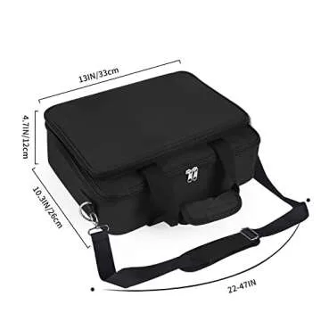 Hair Dryer Bag Barber Carrying Case Barber Tool Bag Hairstylist Traveling Bag Hairdressing Tool Storage Bag Cosmetology Bag Organize Hair Salon Equipment Blow Dryer