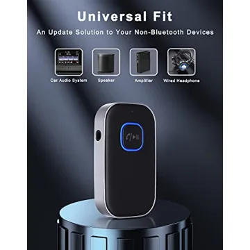 Bluetooth Receiver for Car Audio - 16H Battery Life