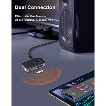 Bluetooth Receiver for Car Audio - 16H Battery Life