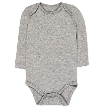 HonestBaby 5-Pack Organic Cotton Long Sleeve Bodysuits