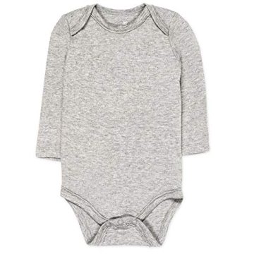 HonestBaby 5-Pack Organic Cotton Long Sleeve Bodysuits
