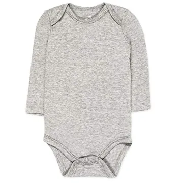 HonestBaby 5-Pack Organic Cotton Long Sleeve Bodysuits