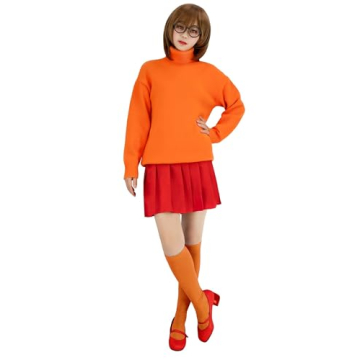 C-ZOFEK Red Pleated Mini Skirt for Women Halloween Christmas