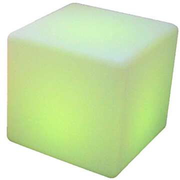 Fun and Function LimeLite™ LED Cube Sensory Room Décor Light Therapy Lamp - Change Colors to Soot...