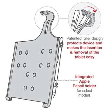 Durable RAM Mounts EZ-Roll'r Cradle for iPad Pro 11"