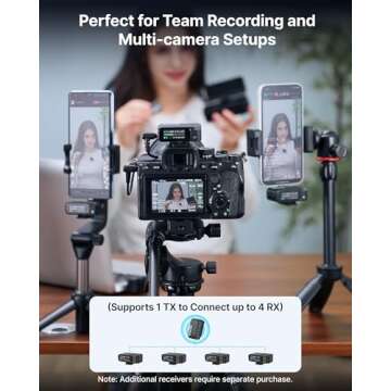 BOYA BOYAMIC 2 Wireless Microphones with AI Noise Cancellation