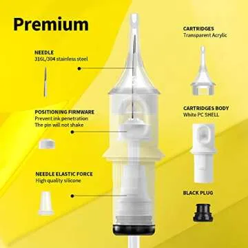 HAWINK 3RL Tattoo Needles Cartridge for Precision Artistry