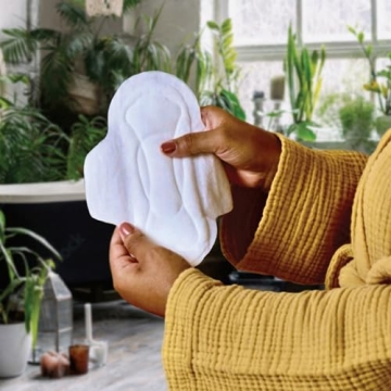 Organic Cotton Overnight Pads for Women - Ultra Thin & Comfort