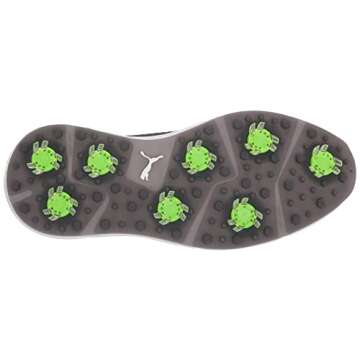 Puma Golf Men's Ignite Articulate Disc Golf Shoe, Quiet Shade/Puma Team Gold/Puma Black, 11.5