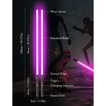 High-Quality jvmuSaber Lightsaber - Dueling Toy for All Ages