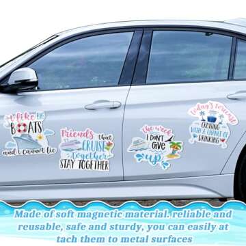 Geiserailie Fun Cruise Ship Door Magnets - Set of 5