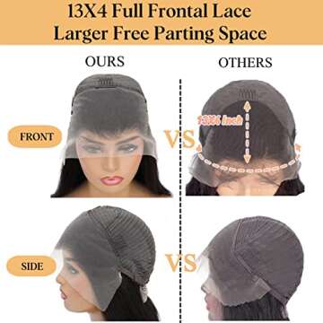 PLADIO 4/27 Highlight Lace Front Wig Human Hair 22 Inch 13x4 Ombre Straight Wig HD Lace Front Wigs Human Hair Honey Blonde Lace Front Wigs Human Hair for Black Women