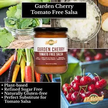 Tomato Free Garden Cherry Salsa - Healthy Salsa Alternative