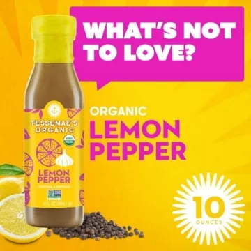 Tessemae's Organic Lemon Pepper Dressing - Flavorful & Healthy
