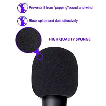Professional Windscreen Pop Filter for SM58 Microphone