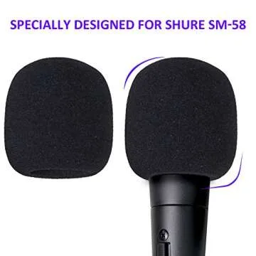 Professional Windscreen Pop Filter for SM58 Microphone