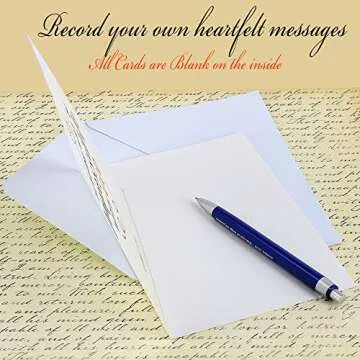 Inspirational Bible Verse Cards - 56 Pack with Envelopes