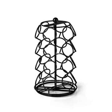 Nifty K Cup Holder – Compatible with K-Cups, Coffee Pod Carousel | 24 K Cup Holder, Spins 360-Degr...