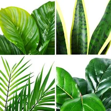 Kazeila Mini Potted Fake Plants Set for Home Office Decor